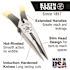 Klein Tools Glow In The Dark Hi-Viz Long Nose Side Cutting Plier 8"