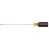 Klein Tools Black Cabinet Tip Flat Head Screwdriver 11.75" W/round Shank 8"