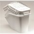 Rubbermaid Commercial Prosave 6.25 Gal Wte Pltc Slf Ingrdint Bin Wth 2-Cup Scoop