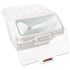 Rubbermaid Commercial 2.6 Gal White Plastic Shelf Ingredint Bn Wth 1/2-Cup Scoop