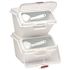 Rubbermaid Commercial 2.6 Gal White Plastic Shelf Ingredint Bn Wth 1/2-Cup Scoop