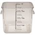 Rubbermaid Commercial 6 Qt Clear Square Polyctte Fd Strge Containr Package Of 12