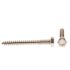 Generic 1/4" X 2-1/2" Hex Lag Screws, Stainless Steel, Package Of 25