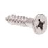Generic Wood Screws, Flat Head, Phillips , #14 , Ss, Package Of 25