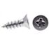 Generic Wood Screws, Flat Head, Phillips , #4 8 In, Zinc, Package Of 50