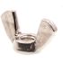 Generic Wing Nuts, Cold-Forged,m6-1.0, Grd A2-70 Ss , Package Of 10