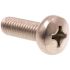 Generic M6-1.0 x 18mm Machine Screw, Pan Head, Phillips, Stainless Steel, Package Of 10