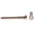 Generic Hex Lag Sws, 3/8 In X 3 In, Grd 18-8 Ss, Package Of 15
