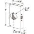 Defender Security 1-3/4in 9in Brass Enforce, 2-1/8in Sgl Bore, 2-3/8in Bset