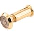 Defender Security 9/16in Bore 200-Degree Solid Brass Bright Brass , Door Viewer