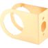 Generic Defender Security Bright Brass Contemporary Door Handle/latch Reinforcement