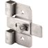 Generic Sentry Latch & Srike Kit, 1-7/8" Door, Satin Stainless Steel, Fasteners