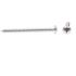 Generic Sheet Metal Screws, #8 X 2in, Zc Steel, Package Of 50
