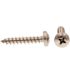 Generic #10 X 1" Sheet Metal Screws Pan Head, Phillips Drive, Stainless, Package Of 100