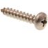 Generic #10 X 1" Sheet Metal Screws Pan Head, Phillips Drive, Stainless, Package Of 100