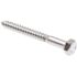 Generic Hex Lag Screws, 5/16in X 3in, A307 Zc Steel, Package Of 50