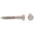 Generic Hex Lag Screws, 5/8in X 4in, A307 Galv Steel, Package Of 25