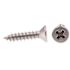 Generic Sheet Metal Screws,#4 X 1/2in, Gr 18-8 Ss, Package Of 25