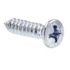Generic Sheet Metal Screws, #8 X 3/4in, Zc Steel, Package Of 50