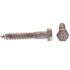 Generic Hex Lag Screws, 1/2in X 3in, A307 Galv Steel, Package Of 50