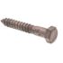 Generic Hex Lag Screws, 1/2in X 3in, A307 Galv Steel, Package Of 50