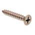 Generic Sheet Metal Screws,#8 X 1in, Gr 18-8 Ss, Package Of 100