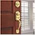 Kwikset Montara Smartkey Handleset, Polished Brass