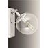 Progress Lighting Mod 2 Light Bath Light In Polished Chrome Finish, Clear Glass