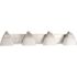 Progress Lighting Appeal Four Light Brushed NICKEL Bath Light Etched Whtie Glass