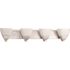 Progress Lighting Appeal Four Light Brushed NICKEL Bath Light Etched Whtie Glass