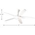Progress Lighting Airpro 54 In Indoor Ceiling Fan (White)
