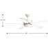 Progress Lighting Harranvale 54 In. 5-Blade LED Ceiling Fan W/ Light (White)