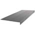 Roppe 12 X 48 St Blue Raised Circular Rubber Sq. Nose Stair Tread