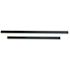 Unger Ergotec Replacement Squeegee Blades, 12"w, Blck Ruber, Sft, Package Of 12