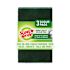 Scotch-Brite Heavy-Duty Scour Pad, 3.8w X 6"l, Green, Carton Of 30