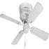 Progress Lighting Airpro 42 In Hugger-Mount Indoor Ceiling Fan (White)