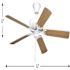 Progress Lighting Airpro Builder 52 In. Indoor Ceiling Fan (White)