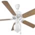 Progress Lighting Airpro Builder 52 In. Indoor Ceiling Fan (White)