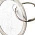Generic Paper Key ID Tags With Metal Borders & Key Wire Rings, Package Of 20