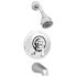 Symmons Allura Single Handle Dual Spray Tub And Shower Faucet Versaflex Diverter