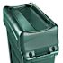 Rubbermaid Commercial Slim Jim 16 Gal Green Swing Top Trash Can Lid Package Of 4
