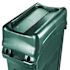 Rubbermaid Commercial Slim Jim 16 Gal Green Swing Top Trash Can Lid Package Of 4