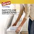 Forceflex Kitchen Drawstring Trash Bags, 13 Gal, Gain Fresh Clean Scent, 24 X 27.38, White, 40 Bags/Box, 6 Boxes/Carton