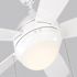 Generation Lighting Discus 52 In. 5-Blade LED Ceiling Fan W/ Light (White)