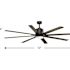 Progress Lighting 72 In. 8-Blade LED Ceiling Fan W/ Light (Antique Bronze)