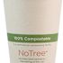 World Centric Notree Paper Hot Cups, 6 Oz, Natural, Case Of 1000