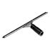 Unger PRO Stainless Steel Window Squeegee, 18 Inch Wide Blade, Black Rubber
