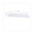 Alera Shelf Liners For Wire Shelving, Clear Plastic, 48w x 18d, 4/Pack