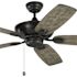 Generation Lighting 52" Indr/otdr Aged Pewter Ceiling Fan