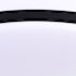 Satco Glamour LED 14" Cct Selectable Flush Mount Decorative Round Black Fixture